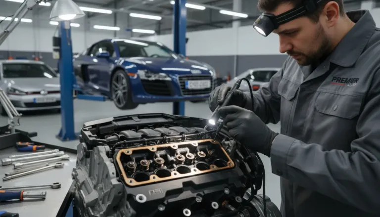 Inspeção de válvulas de admissão com carbonização em motor TSI/TFSI em Lavras/MG