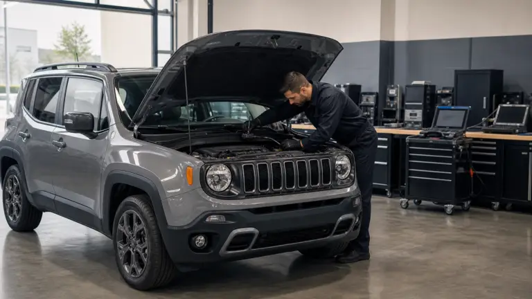 Manutenção Jeep Renegade em Lavras com diagnóstico eletrônico e câmbio automático na Car Tech Garage Minas Gerais