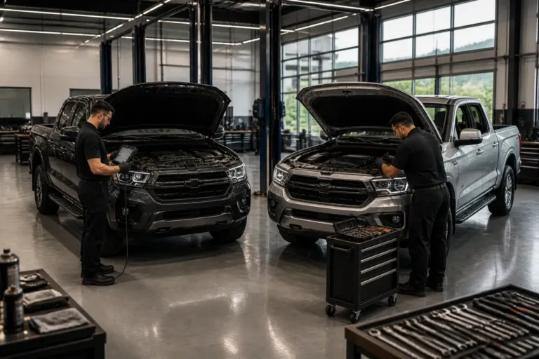 Revisão Ford Ranger e S10 sul de Minas em oficina especializada com scanner e manutenção preventiva