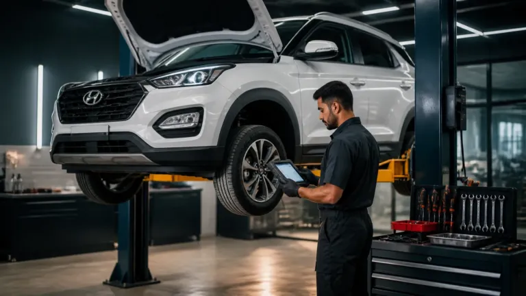Revisão Hyundai Creta em oficina especializada em Lavras com scanner e manutenção preventiva