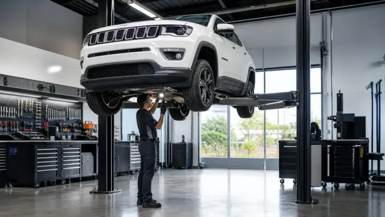 Revisão Jeep Compass em oficina especializada em Lavras com diagnóstico eletrônico