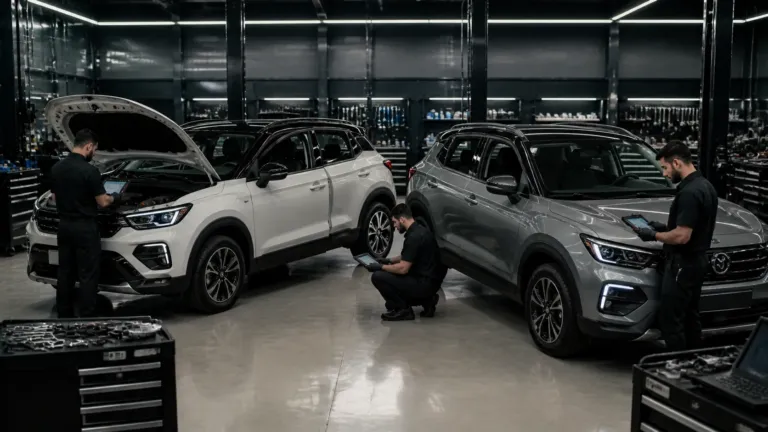 Revisão Tracker T-Cross Lavras MG em oficina especializada com scanner e manutenção preventiva