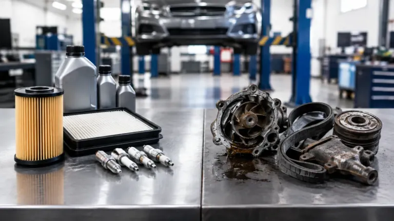 Técnico compara manutenção preventiva x corretiva de SUV importado em oficina de Lavras