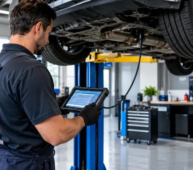 Diagnóstico técnico do motor após revisão do carro atrasada em oficina especializada